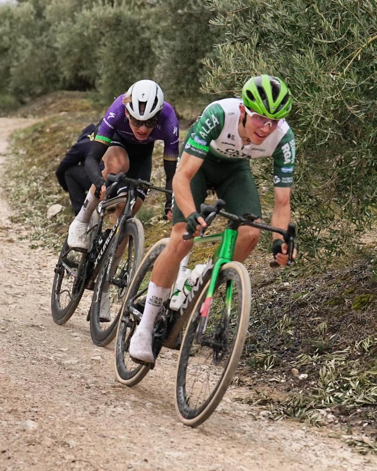 Samuel Fernández durante la carrera Jaén Paraíso Interior