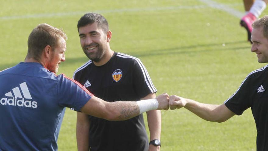 El Valencia ha entrenado en Paterna.