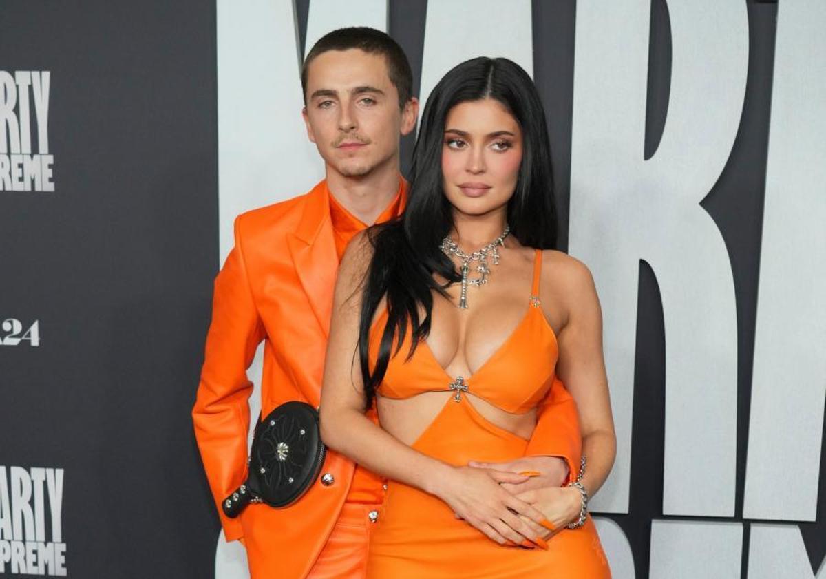 Chalamet y Kylie Jenner en la première de 'Marty Supreme'.