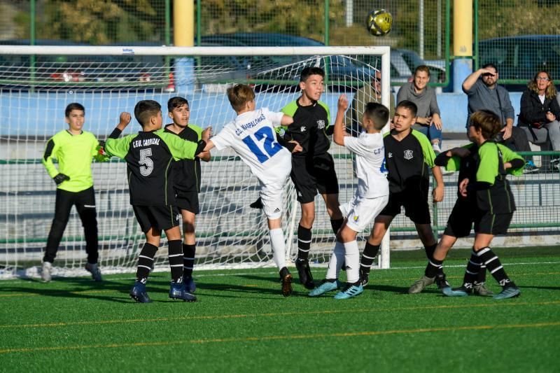 25-01-20  DEPORTES. CAMPOS DE FUTBOL DE LA ZONA DEPORTIVA DEL PARQUE SUR EN  MASPALOMAS. MASPALOMAS. SAN BARTOLOME DE TIRAJANA.  Maspalomas-Carrizal (alevines).  Fotos: Juan Castro.  | 25/01/2020 | Fotógrafo: Juan Carlos Castro