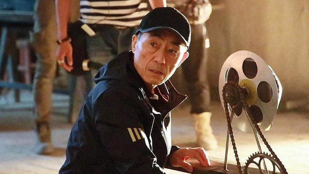 Zhang Yimou, durante el rodaje de 'Un segundo'.