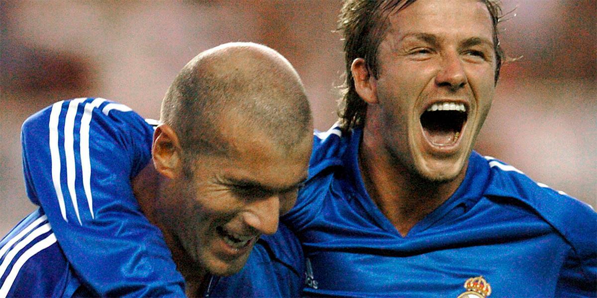 Zidane le pidió a Beckham que fichara por el Real Madrid
