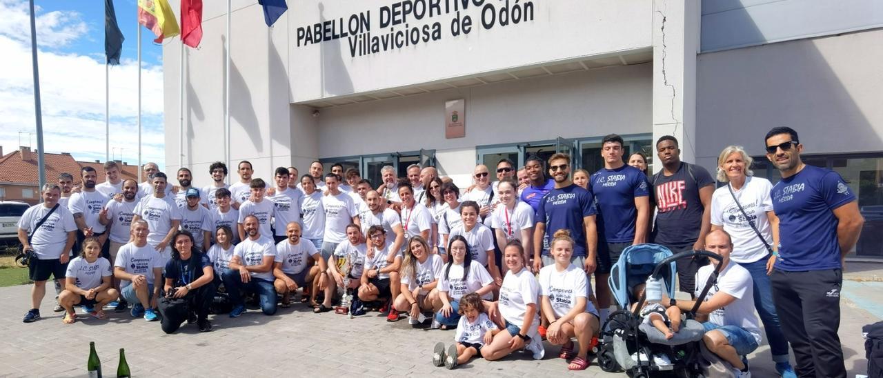 Miembros del Club de Judo Stabia de Mérida, Villaviciosa de Odón.