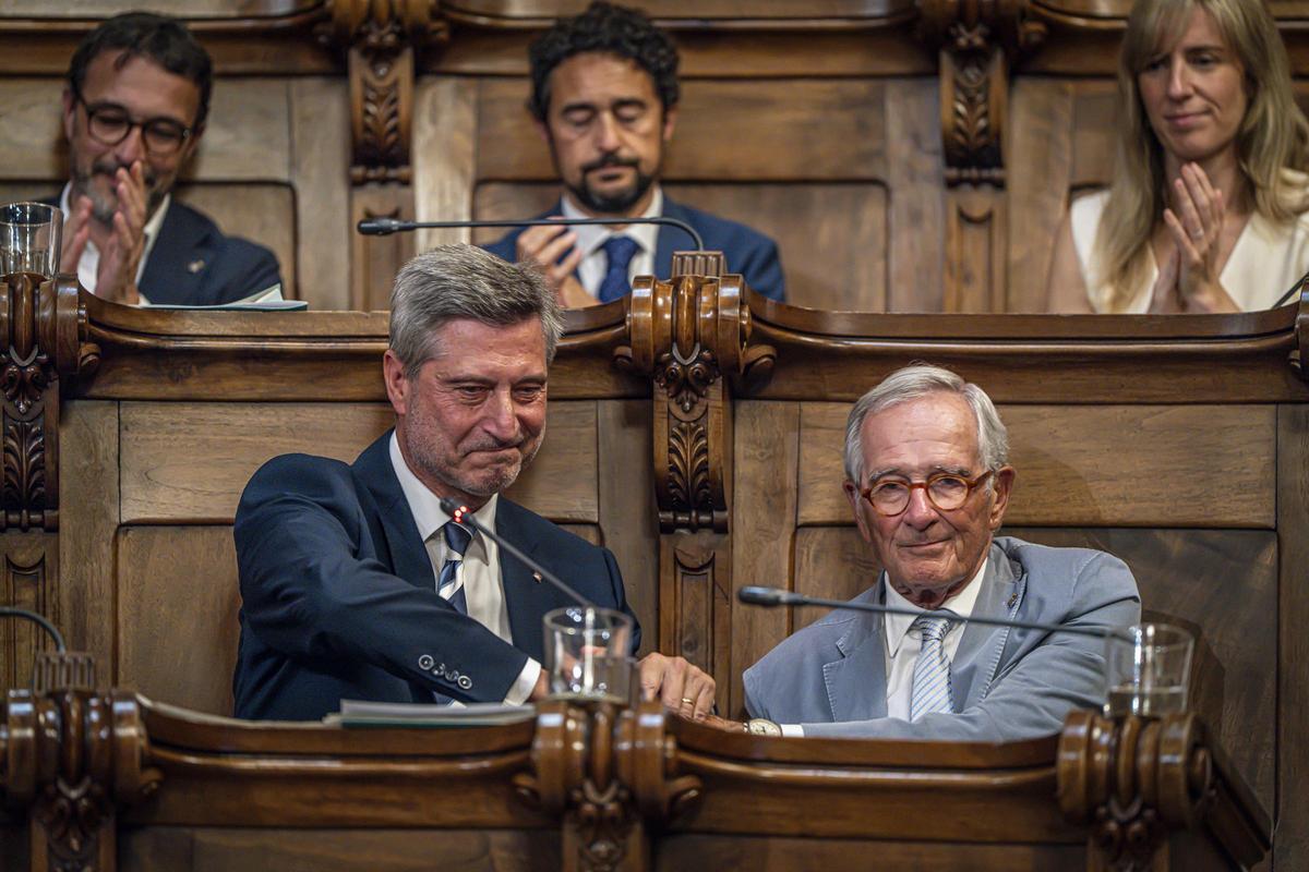 Jordi Martí Galbis, en el pleno de despedida de Xavier Trias este julio