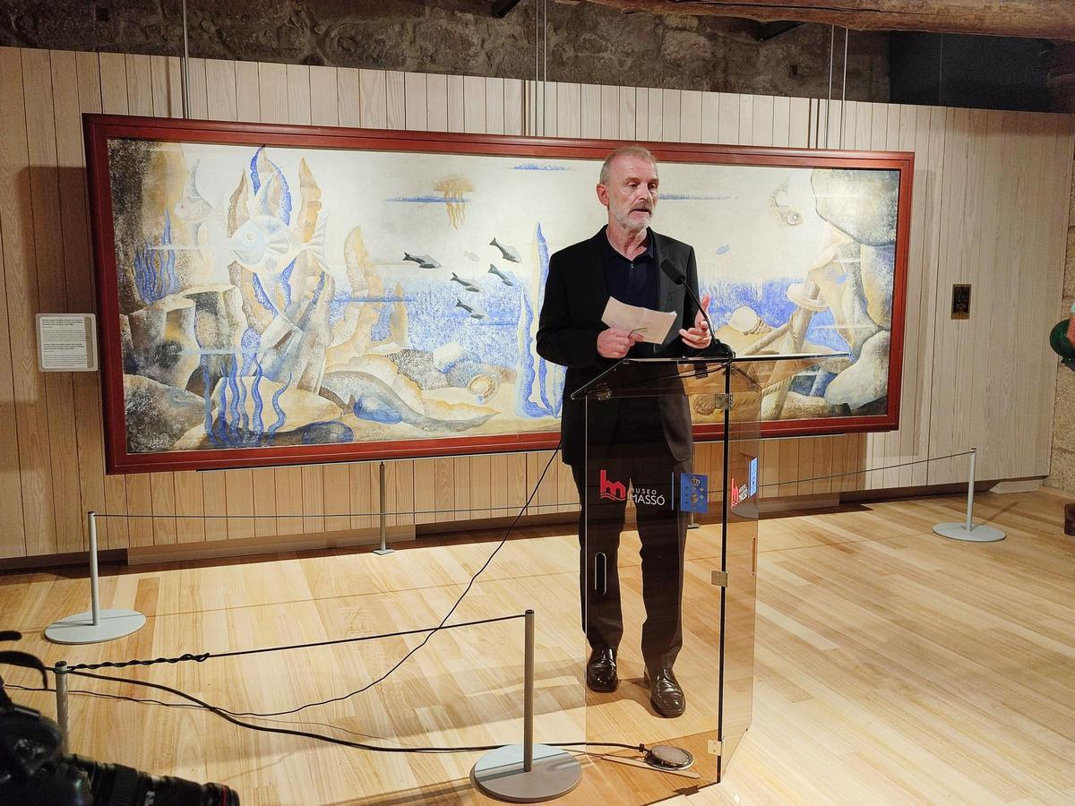 La inauguración de los espacios rehabilitados del Museo Massó de Bueu