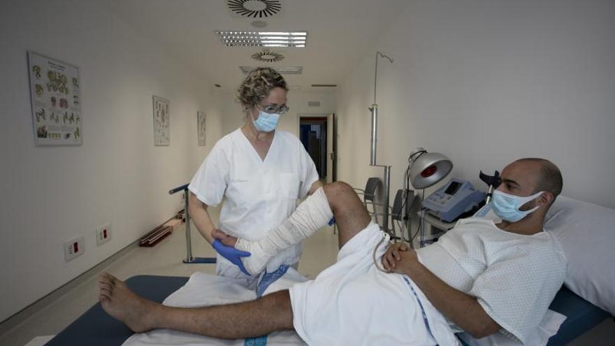 Rehabilitación al final del pasillo en el hospital de Ibiza
