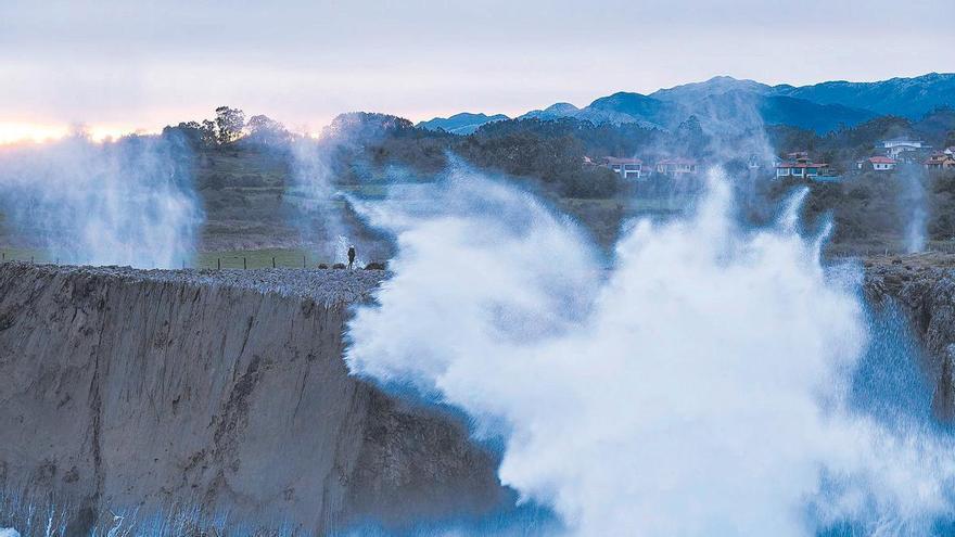 El azote de tres borrascas y vientos de récord: el complicado enero que despide Asturias