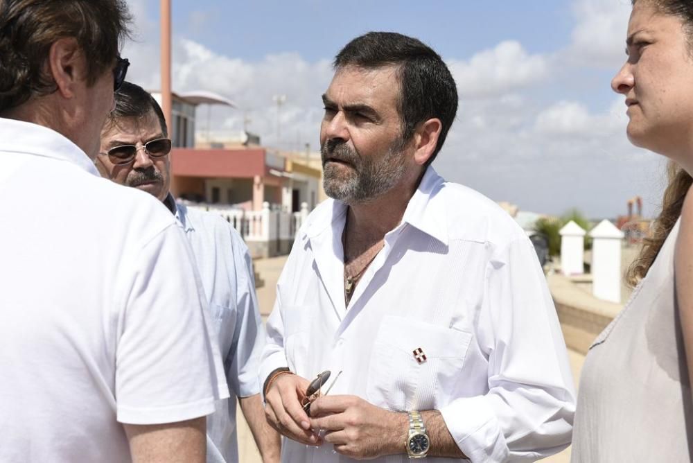 Protestas por el estado del Mar Menor en Los Nieto