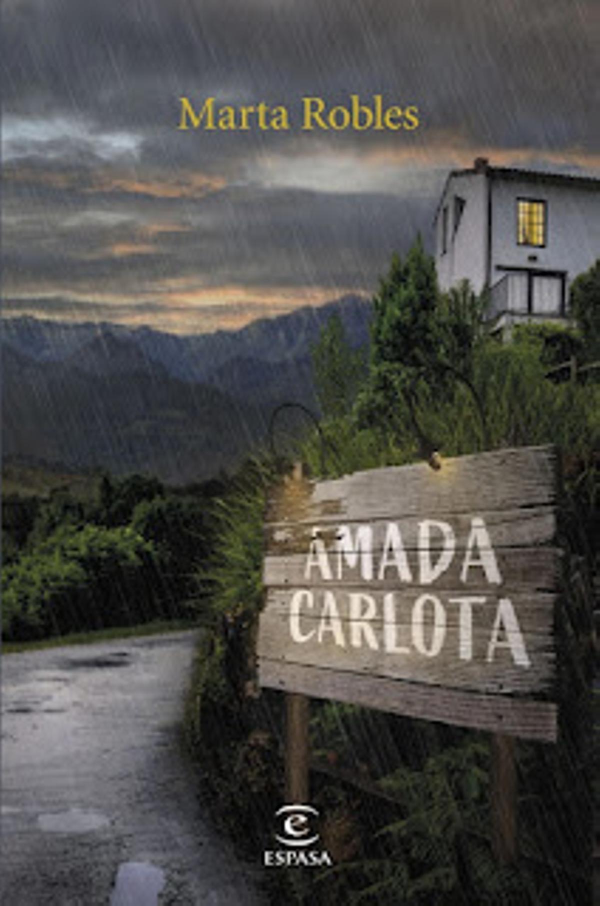 Portada de la novela 'Amada Carlota'