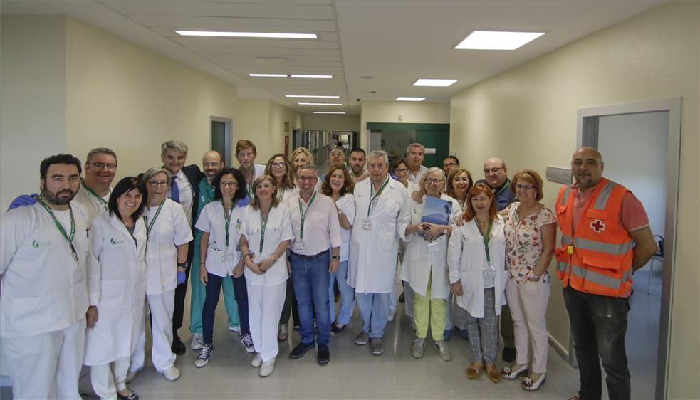 Traslado de pacientes al Hospital Universitario de Cáceres