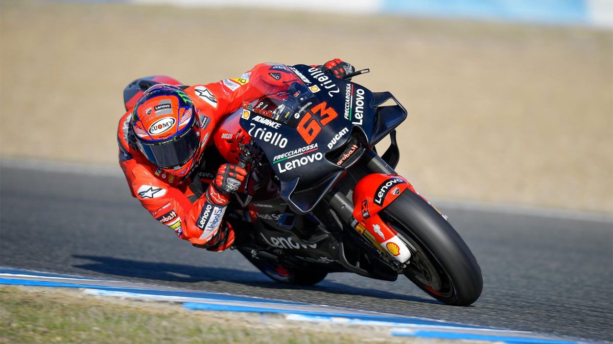 Bagnaia, el más rápido en Jerez