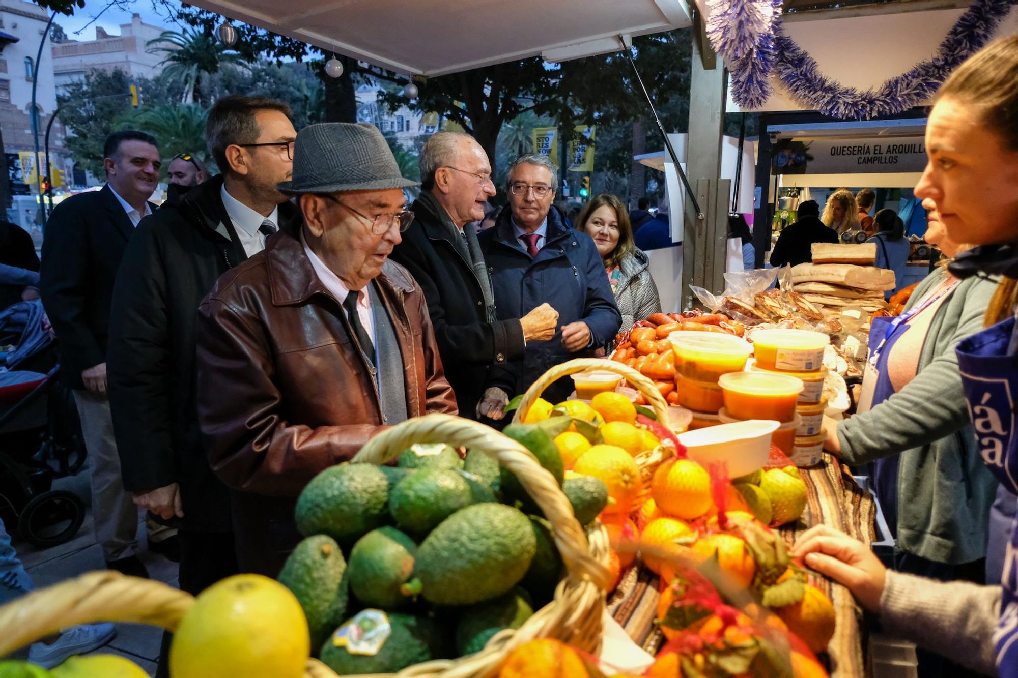 Inauguración de la Feria Sabor a Málaga en el Paseo del Parque