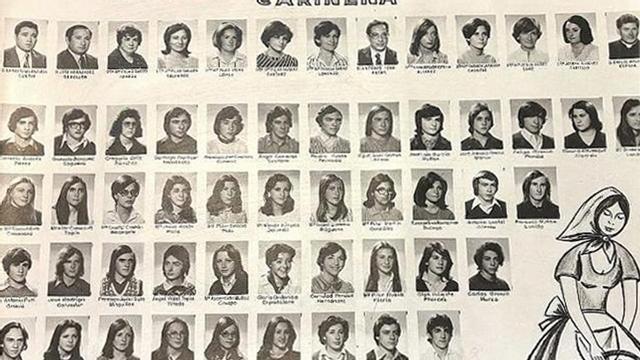 Orla de la promoción del curso 1975-1976.  | SERVICIO ESPECIAL