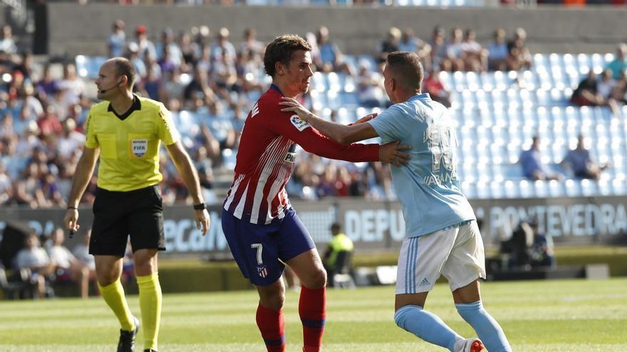 Aspas y Griezmann, duelo clásico