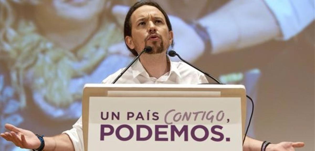 Pablo Iglesias, a Màlaga.