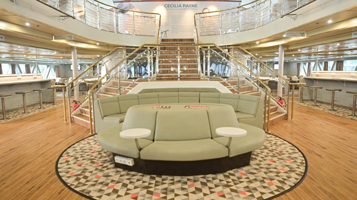 El fast ferry Cecilia Payne es uno de los barcos más rápidos de la flota de Balearia.