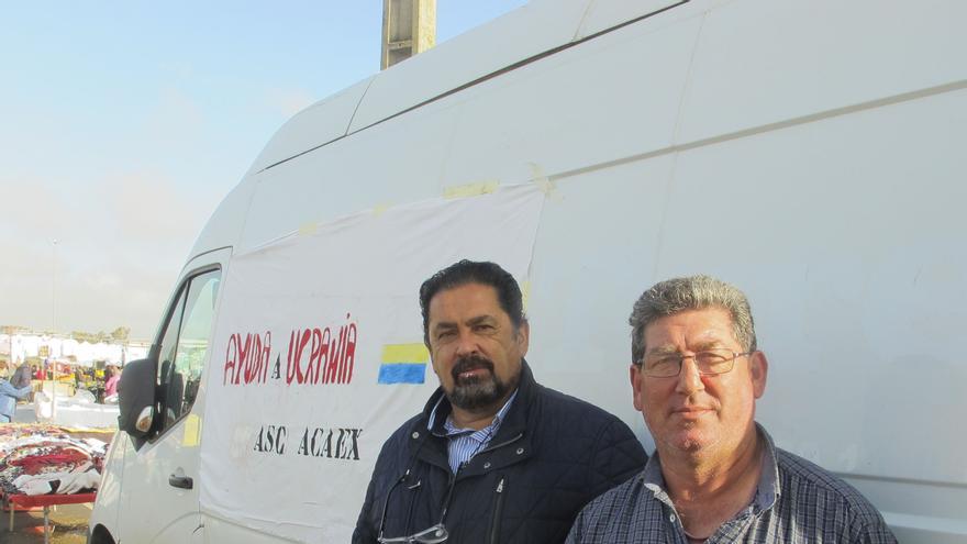Del mercadillo de Badajoz a la frontera de Ucrania para ayudar a los refugiados