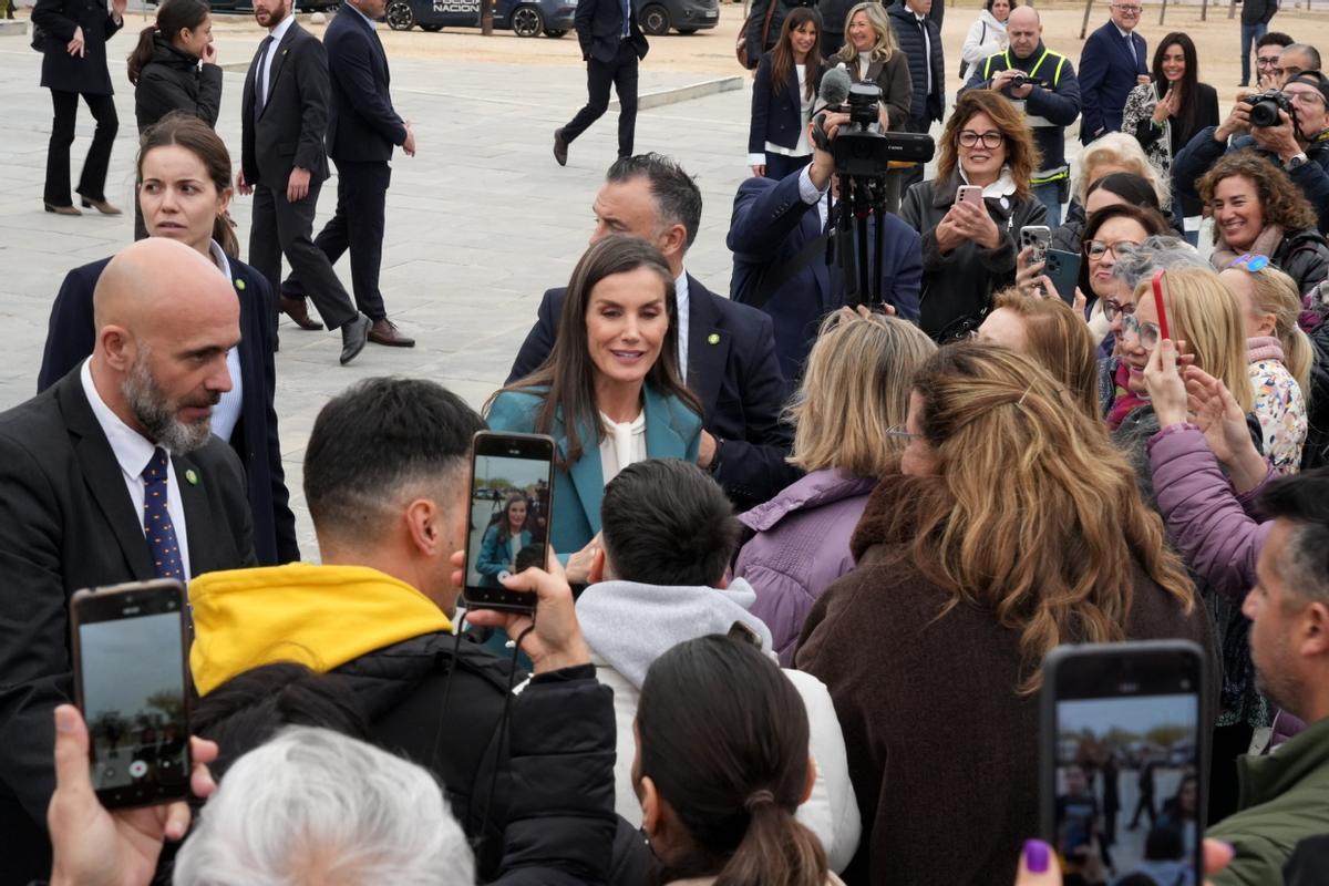 Imágenes de la visita de la reina Letizia a Castelló
