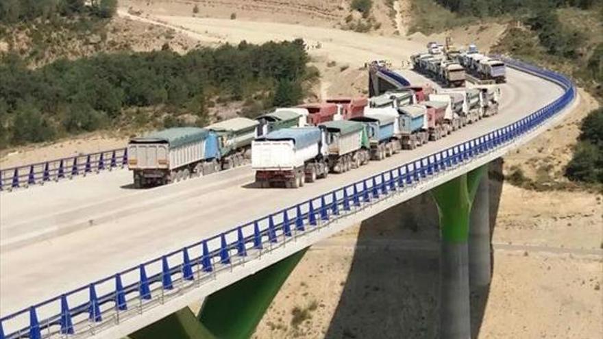 Comprobado el viaducto sobre el Guarga de la A-23