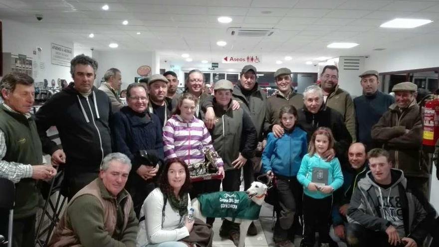 Los seguidores de Sobrina, nueva campeona de Copa.