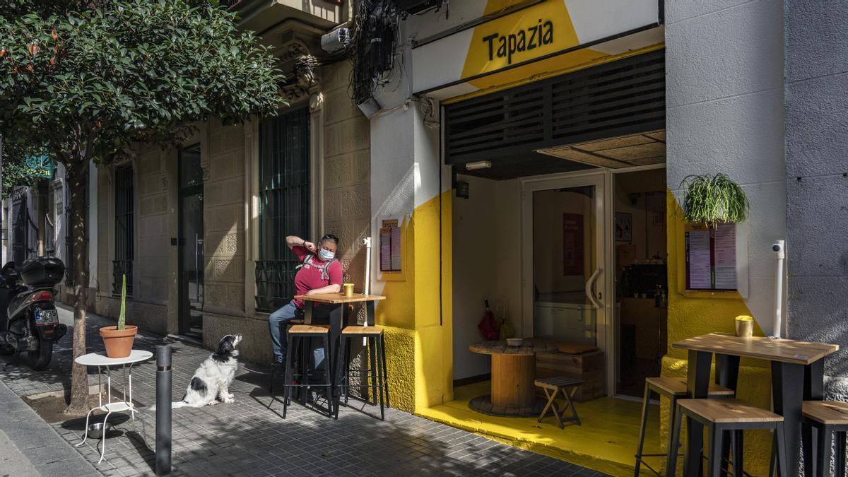 La entrada de Tapazia.