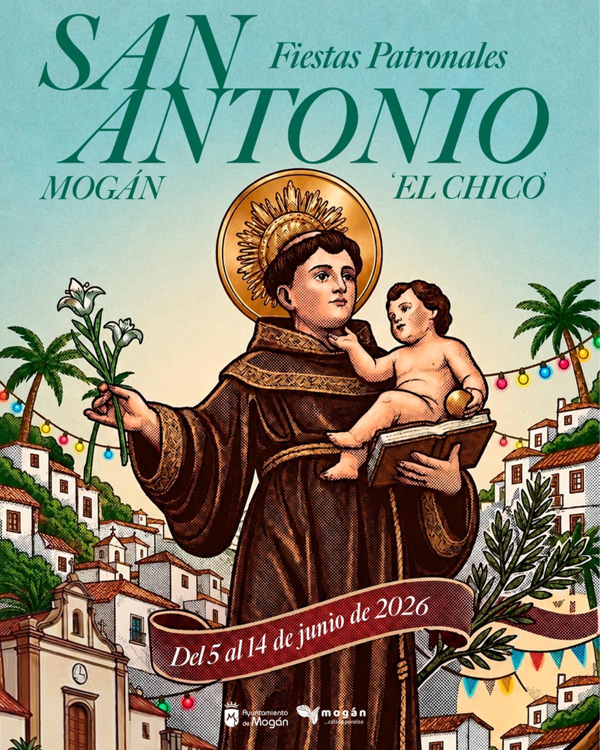 Cartel de las fiestas de San Antonio 'El Chico' 2026.