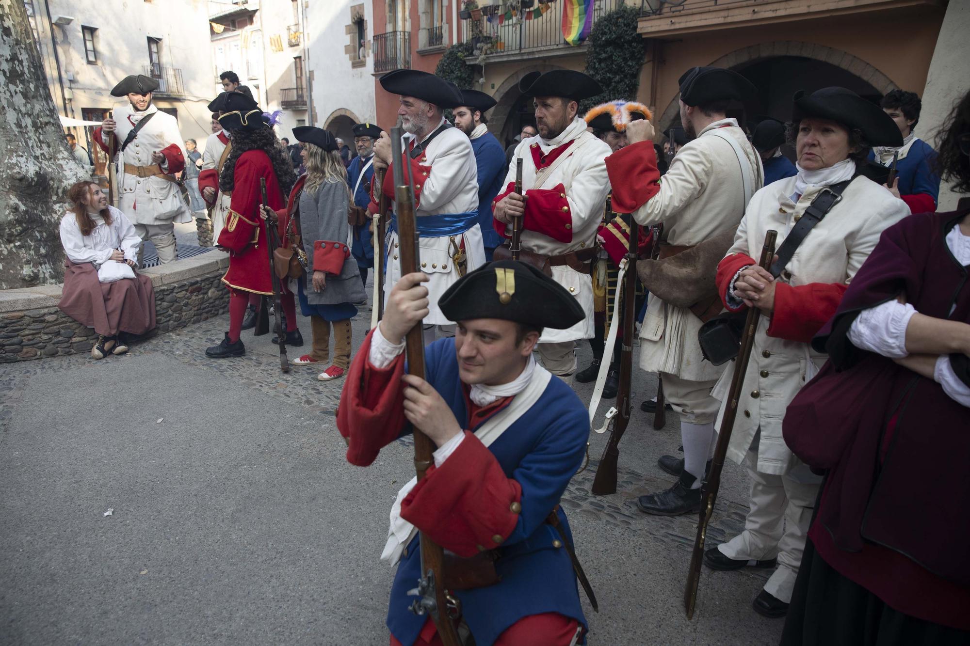 Arbúcies recrea el tradicional Combat de fa més de 300 anys