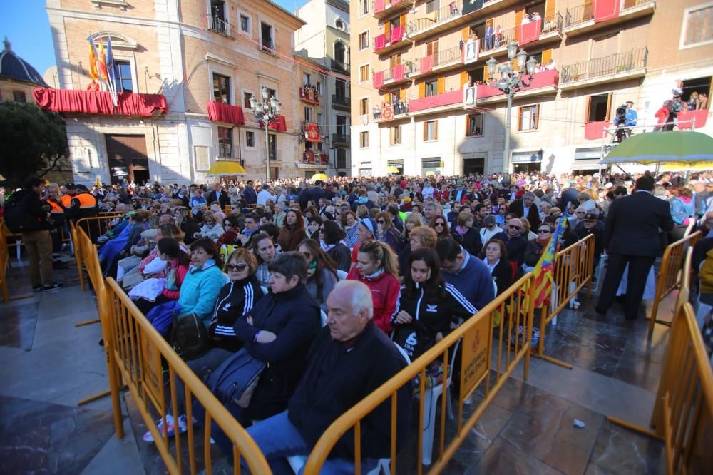 Misa d'Infants en la plaza d la Virgen de València 2018