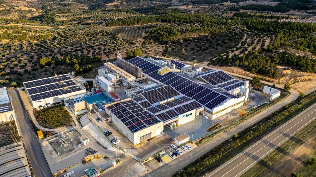 Fábrica de Oxaquim en Alcañiz, Teruel