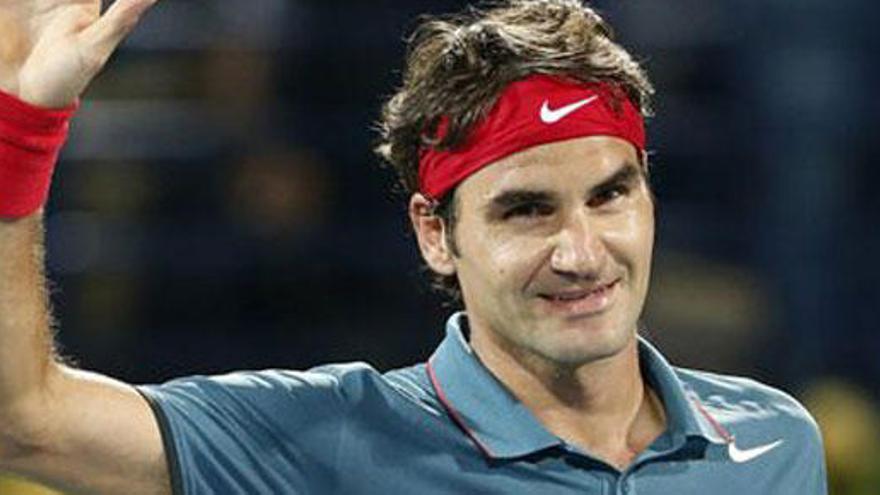 Roger Federer aparta a Djokovic de la final de Dubai