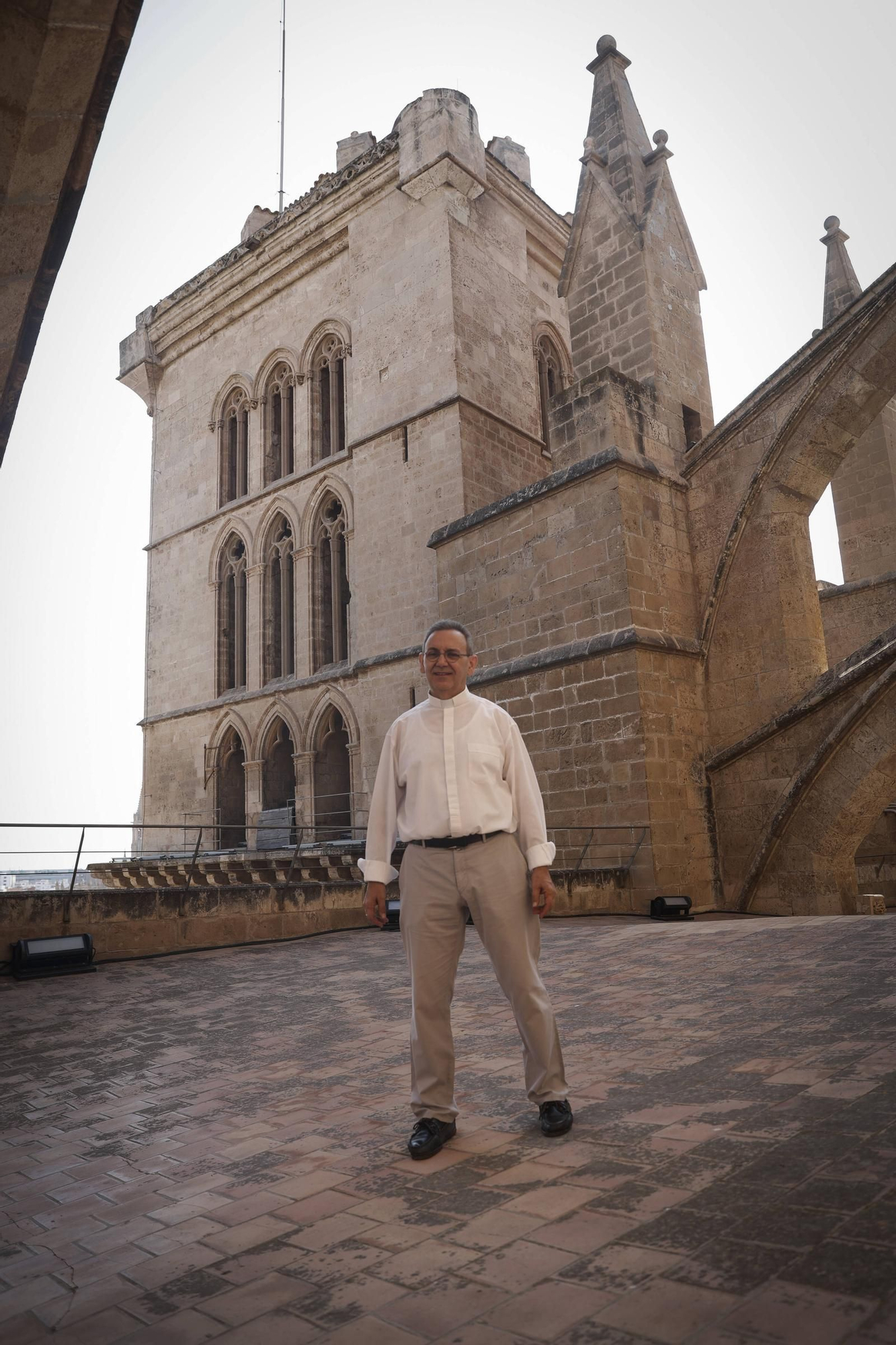 Así es la torre del campanario donde se encuentra N'Aloi.