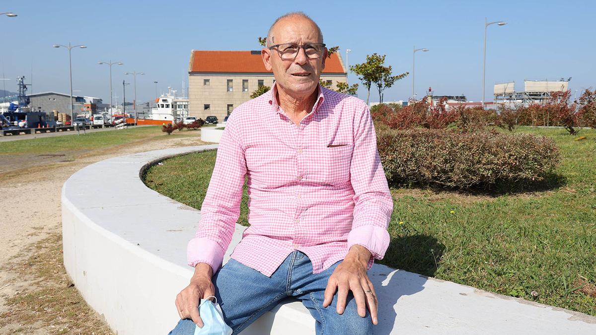 Manuel Alonso en la Estación Marítima de Vigo