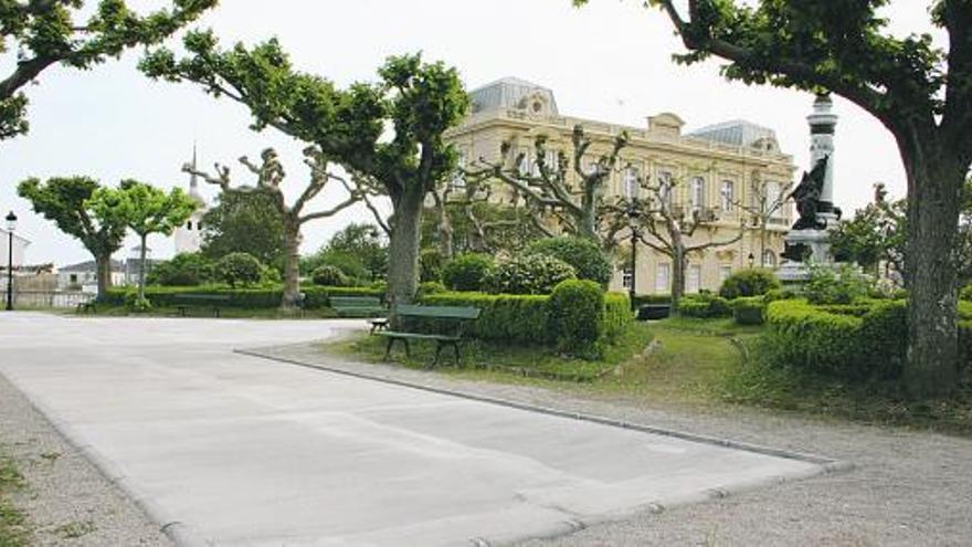 Parque Vicente Loriente, en Castropol.