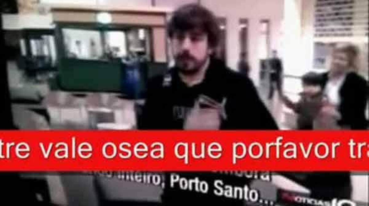 Fernando Alonso amenaça la premsa de marxar de Porto Santo (Portugal) si el graven o li fan fotografies sense el seu permís.