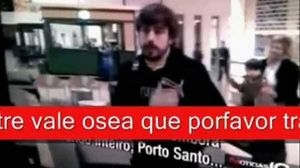 Fernando Alonso amenaça la premsa de marxar de Porto Santo (Portugal) si el graven o li fan fotografies sense el seu permís.