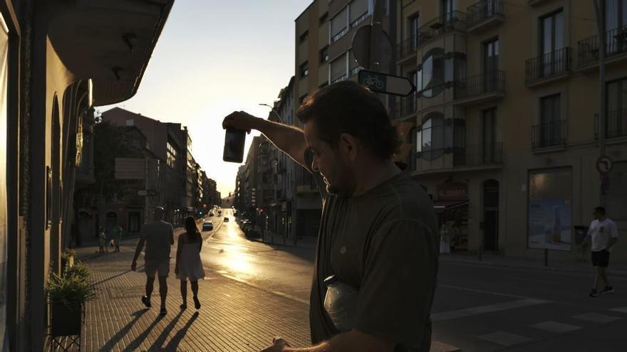 Així es va veure l'eclipsi des del centre de Manresa
