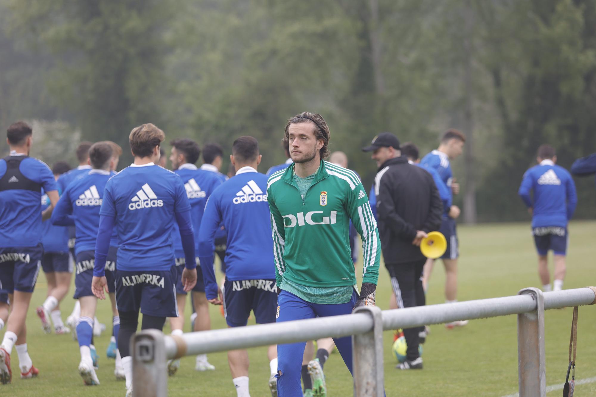 Las imágenes del entrenamiento del Oviedo