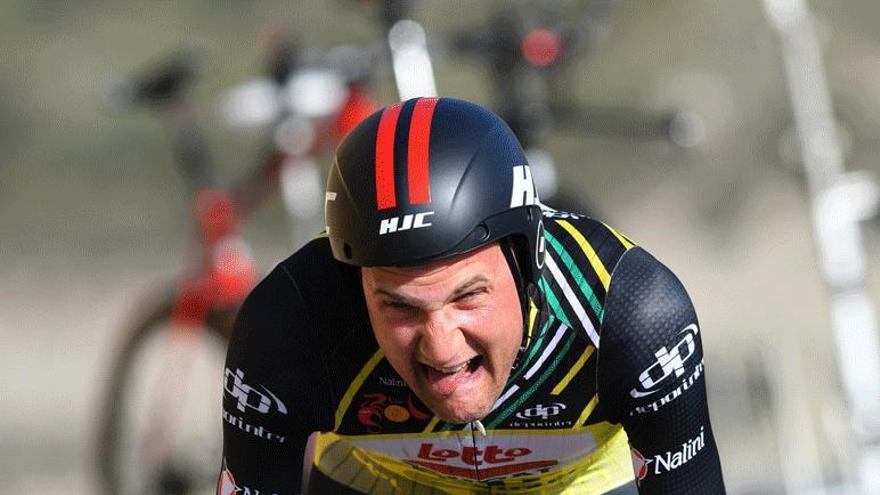 Wellens, más líder en la Vuelta Andalucía tras ganar la crono