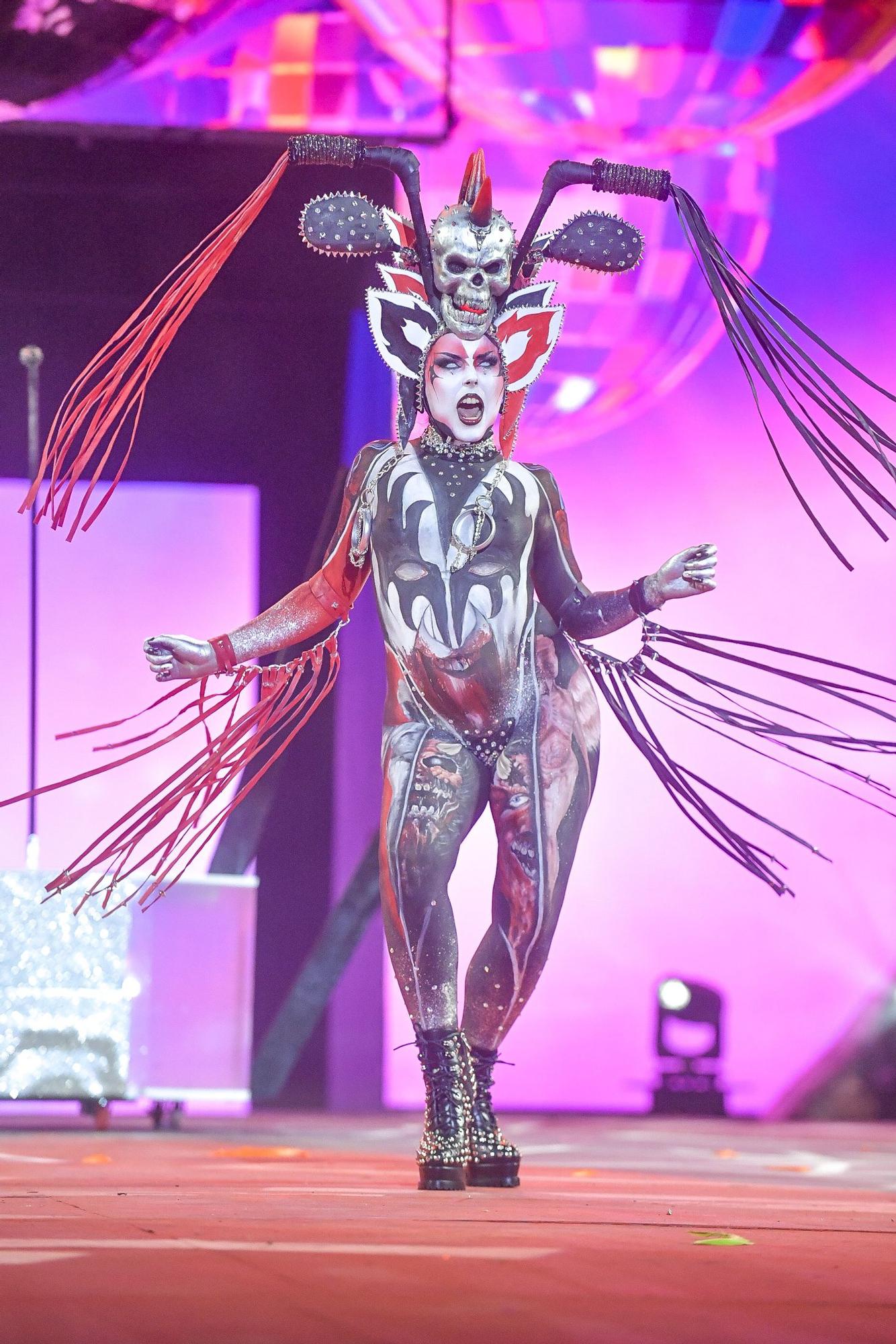 Concurso de maquillaje corporal del Carnaval de Las Palmas de Gran Canaria 2023