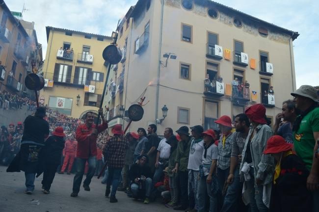 La passada de Patum de dimecres a la nit