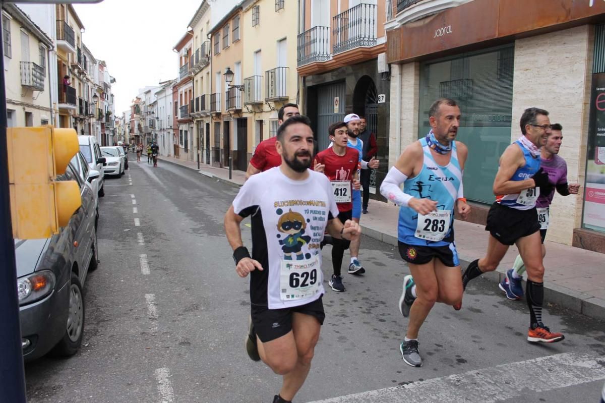 Javier Arcas y Fátima Ouhaddou vencen en la Media Maratón de Lucena