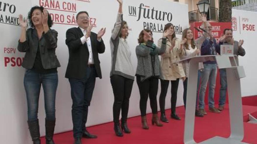 Puig dice que el PSOE devolverá «la dignidad a España como ocurrió en mayo en Gandia»