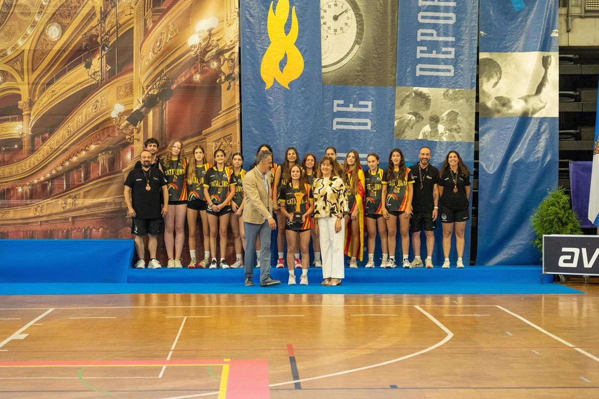 El conjunt infantil femení en tercera posició