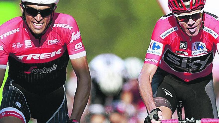 Contador y Froome.