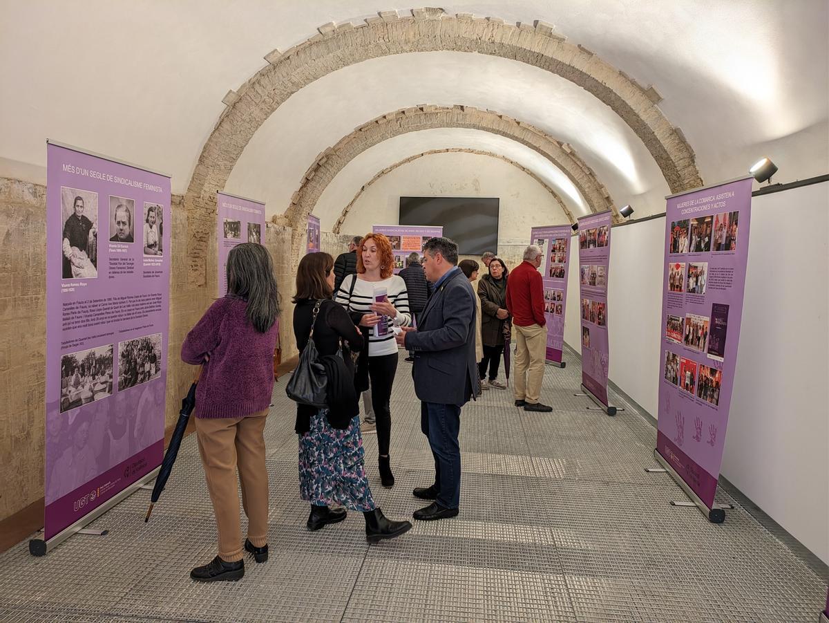 Exposición sobre las mujeres sindicalistas en la historia de Olocau.