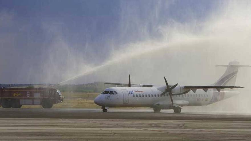 Air Europa reactiva con dos vuelos diarios el tráfico en el Aeropuerto de Badajoz