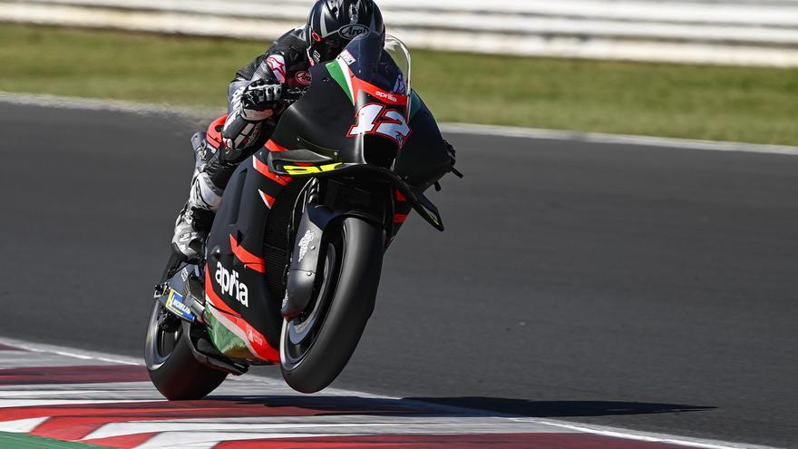 Viñales se estrena con Aprilia en el test de Misano: &quot;Sensaciones buenas, ¡a por más!&quot;