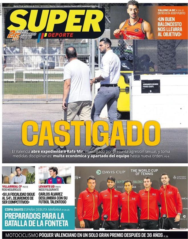 Las portadas de los periódicos deportivos de hoy, martes 10 de septiembre