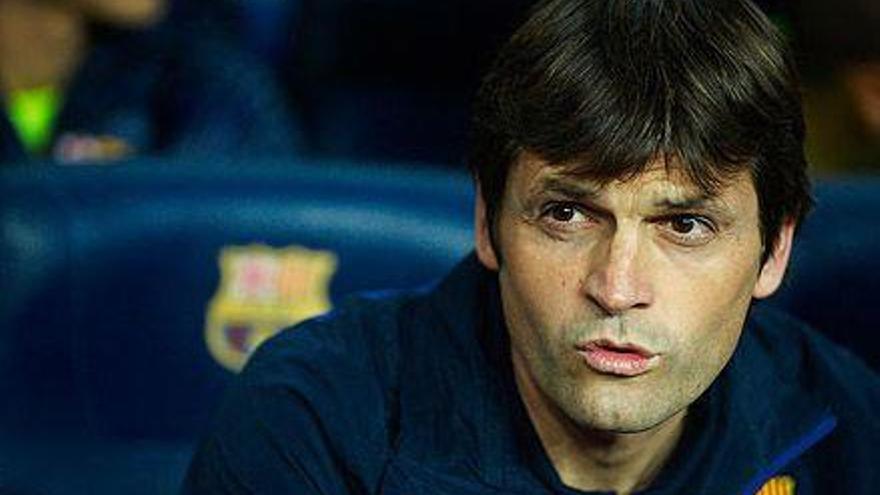 Tito Vilanova, entrenador del Fútbol Club Barcelona.