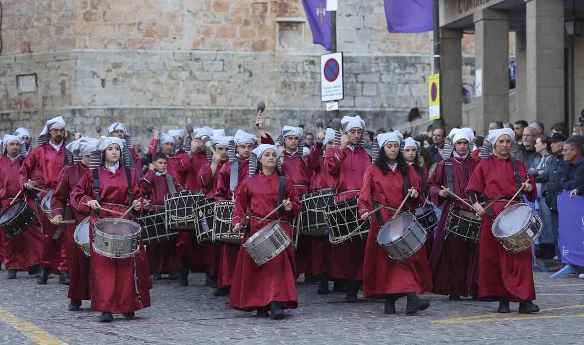 Los mejores momentos de la Tamborrada en la Semana Santa de Sagunt